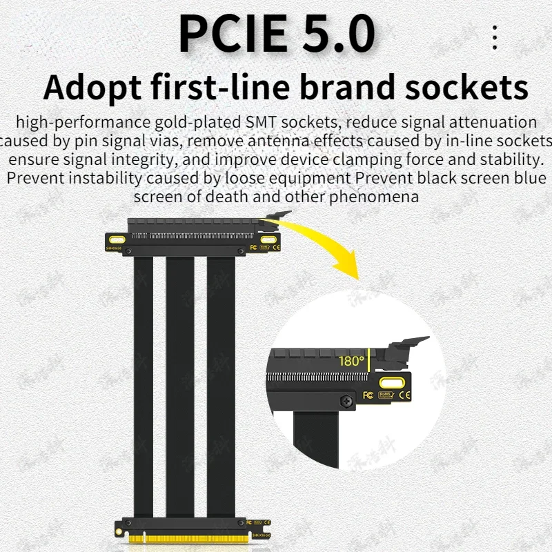 ADT-Link PCI-E 5.0 16X ライザーケーブ - Pcie 5.0 Gpu Riser Cable のレビューと価格